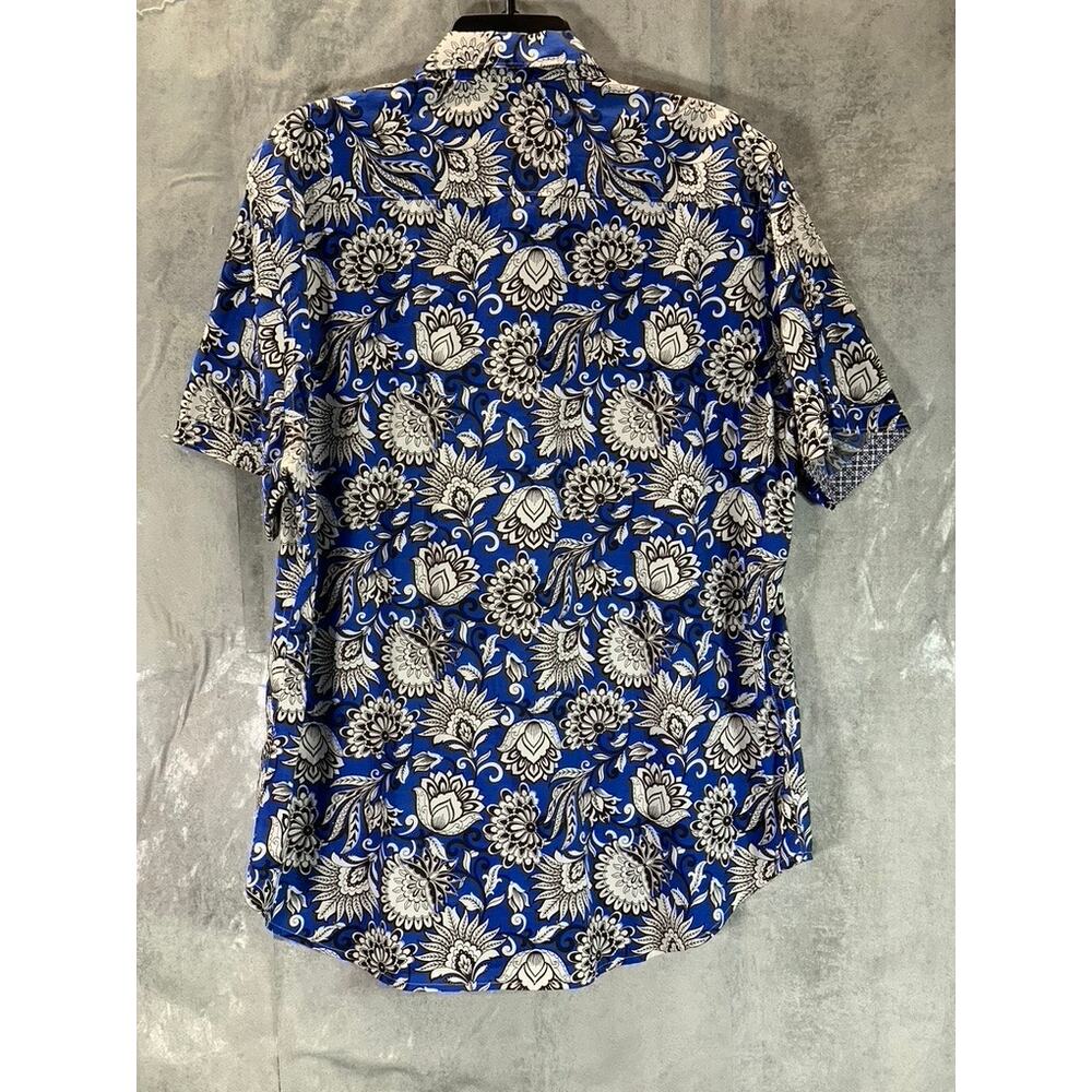 ROBERT GRAHAM Men's Blue Crossett Hawaiian Classic-Fit Button-Up Shirt SZ XL - Picture 2 of 9